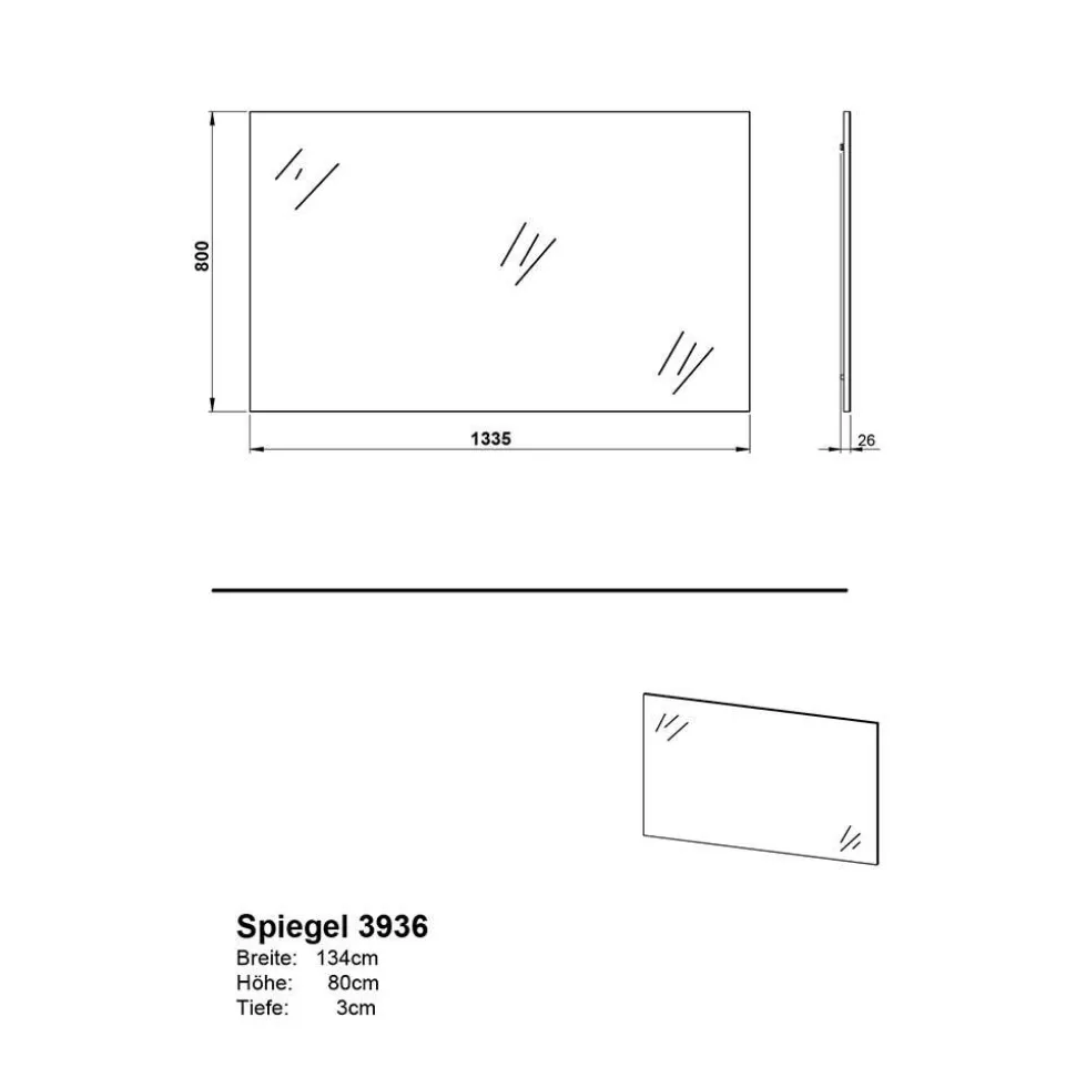 Schuhkommode und Spiegel Set - Sidgarus (zweiteilig)