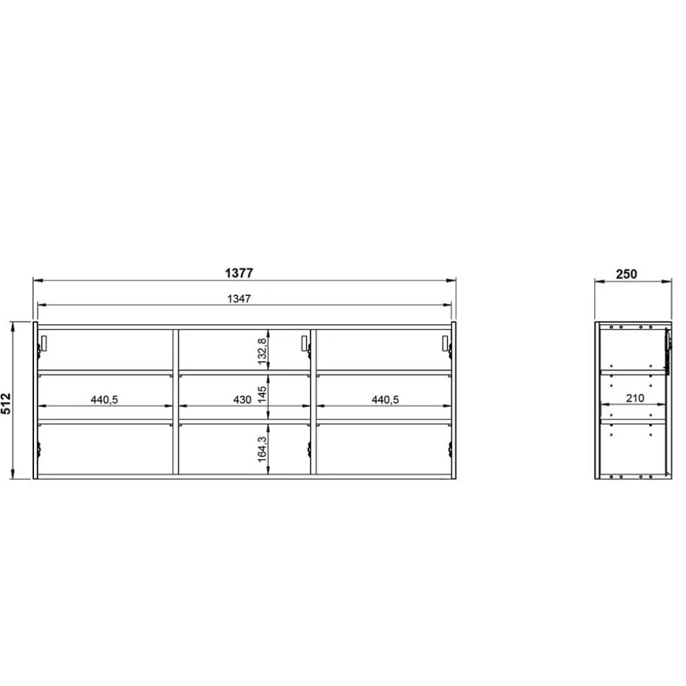 Schuhkommode und Spiegel Set - Cuyano (zweiteilig)