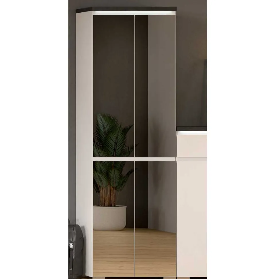 Schuhschrank mit vier Spiegeltüren - Suad
