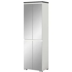 Schuhschrank mit vier Spiegeltüren - Suad