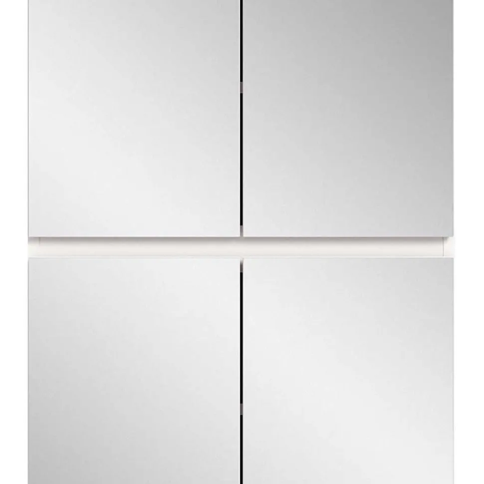 Schuhschrank mit vier Spiegeltüren - Suad