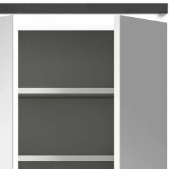 Schuhschrank mit vier Spiegeltüren - Suad