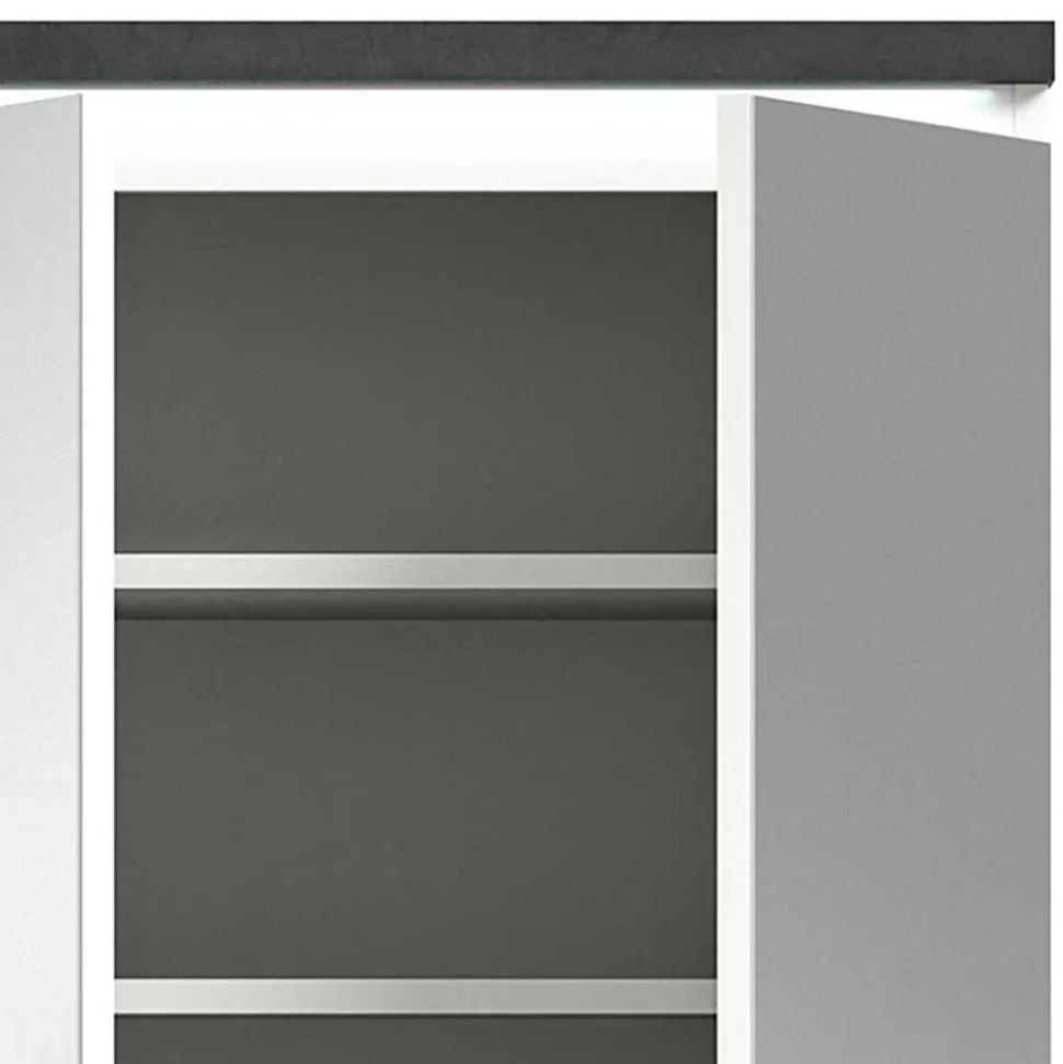 Schuhschrank mit vier Spiegeltüren - Suad