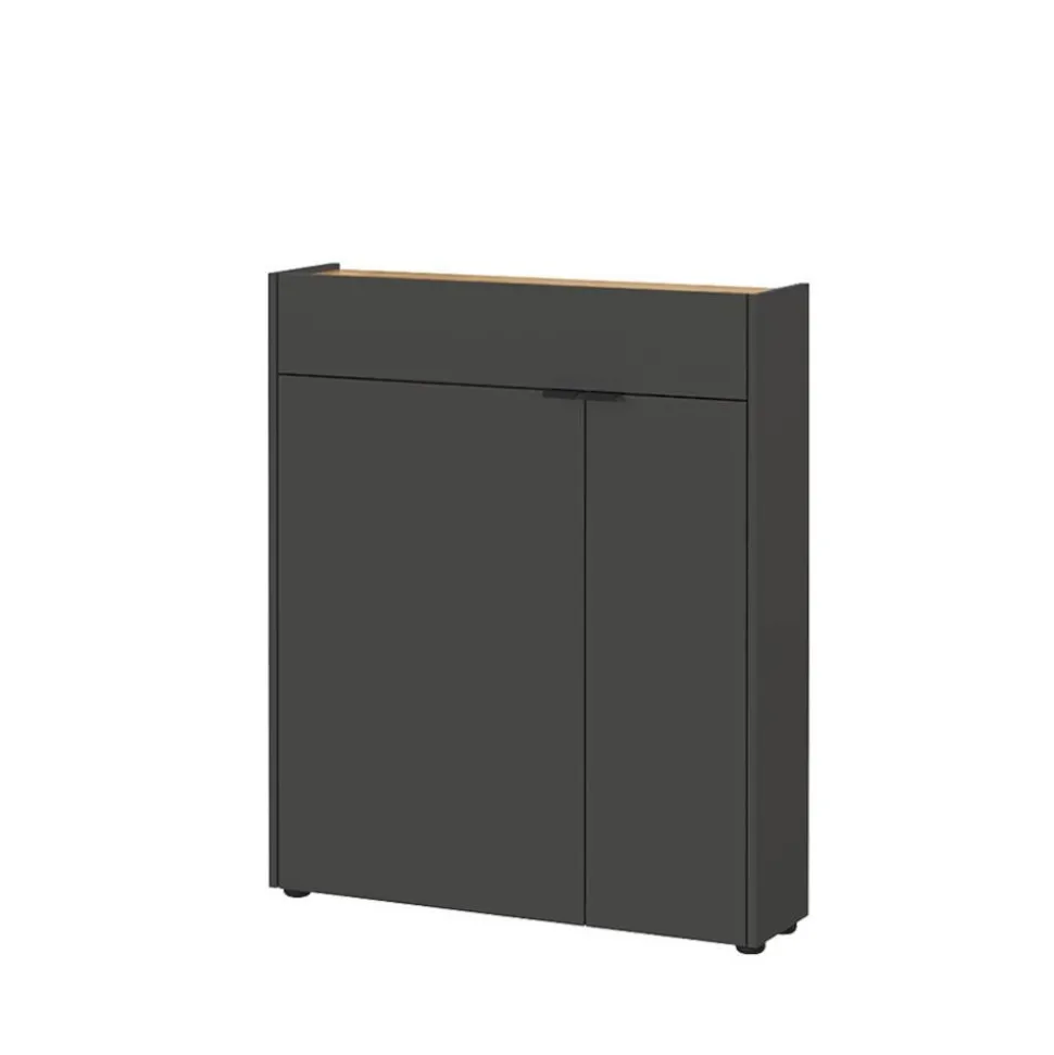 Schuhschrank und Spiegel Set - Sidgarus (zweiteilig)