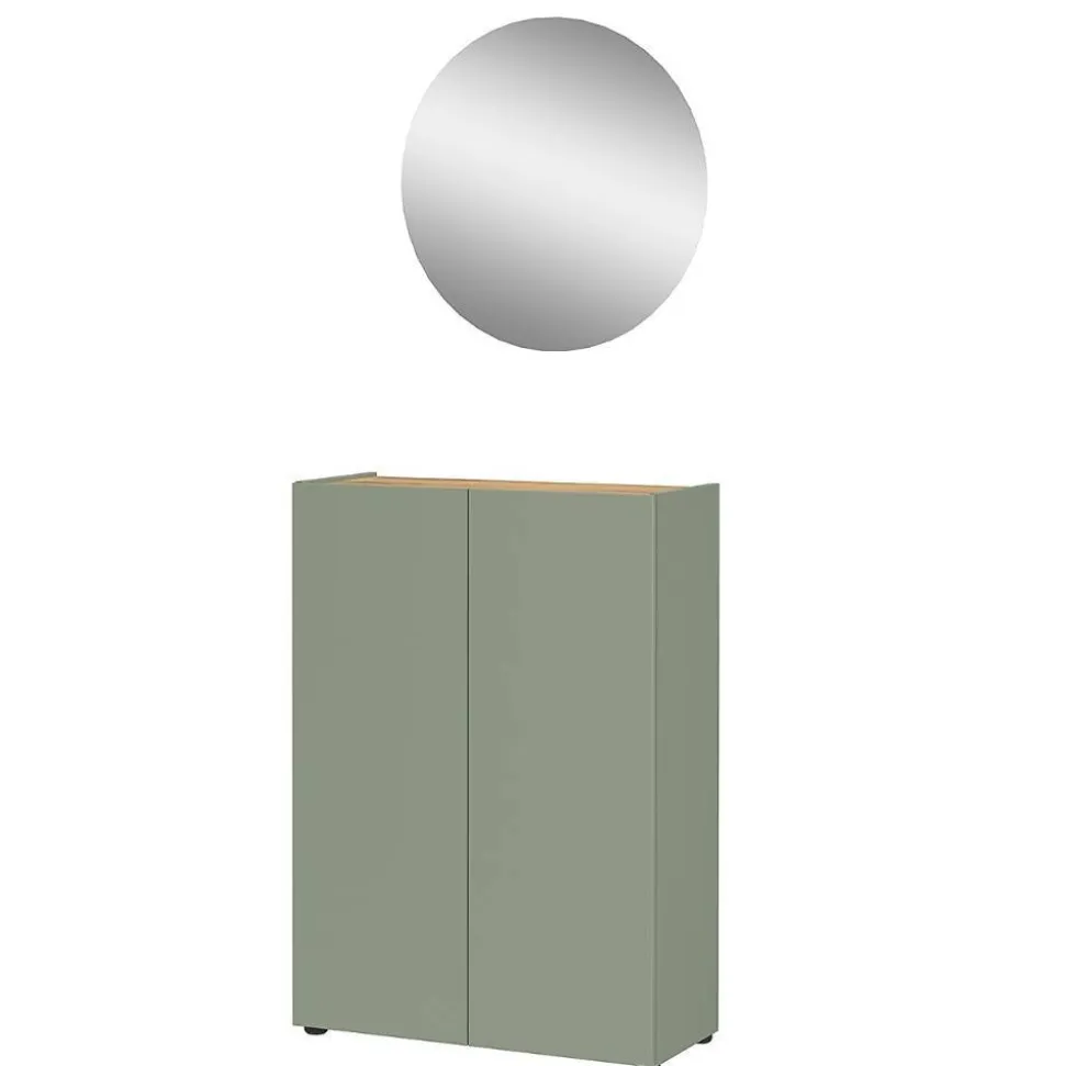 Schuhschrank und Spiegel Set - Bien (zweiteilig)