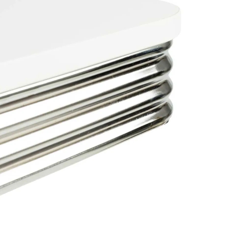 Schwarz Weißes Bartisch Set Barataria im Retro Diner Style (fünfteilig)