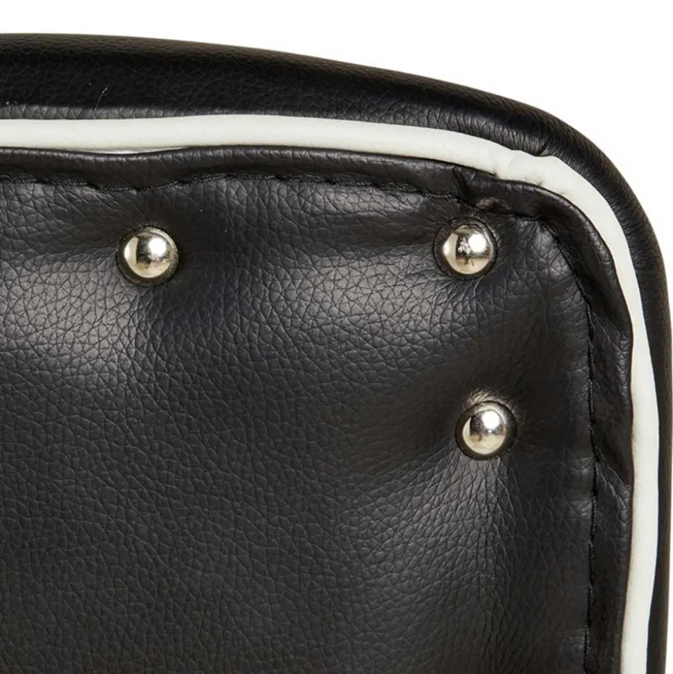 Schwarz Weißes Bartisch Set Barataria im Retro Diner Style (fünfteilig)