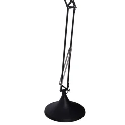 Schwarze Stehleuchte im Retro Design - Cretas