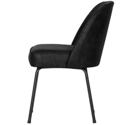 Schwarze Stühle aus Recyclingleder - Amaikan (2er Set)