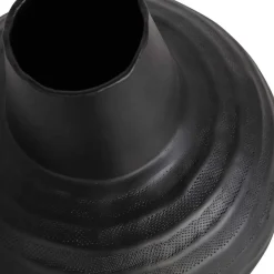 Schwarze Vasen aus Aluminium - Nesaris (2er Set)