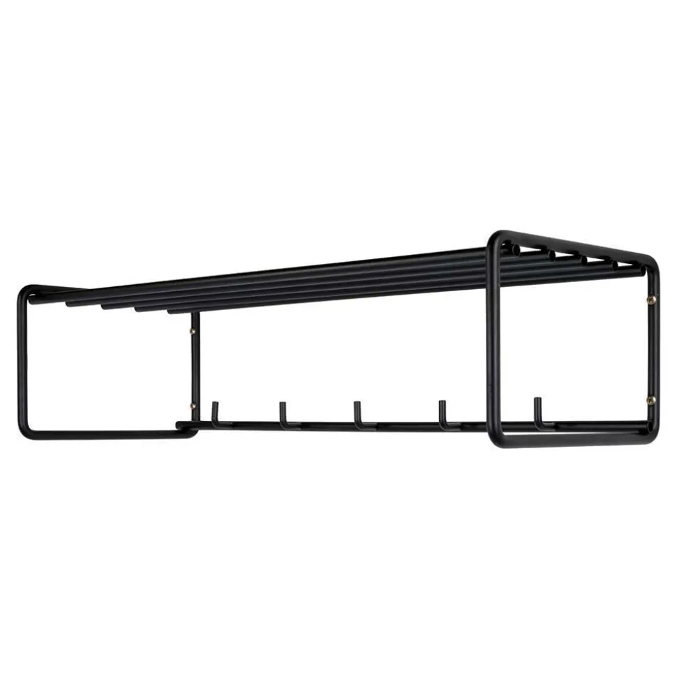 Schwarze Wandgarderobe & Spiegel - Creemas (zweiteilig)