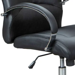 Schwarzer Bürosessel mit Lendenwirbelstütze - Wallis