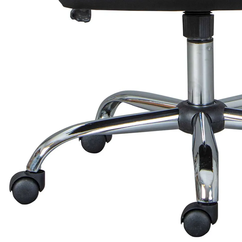 Schwarzer Bürosessel mit Lendenwirbelstütze - Wallis