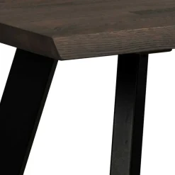 Schwarzer Eiche Esstisch & Stühle - Namac (fünfteilig)