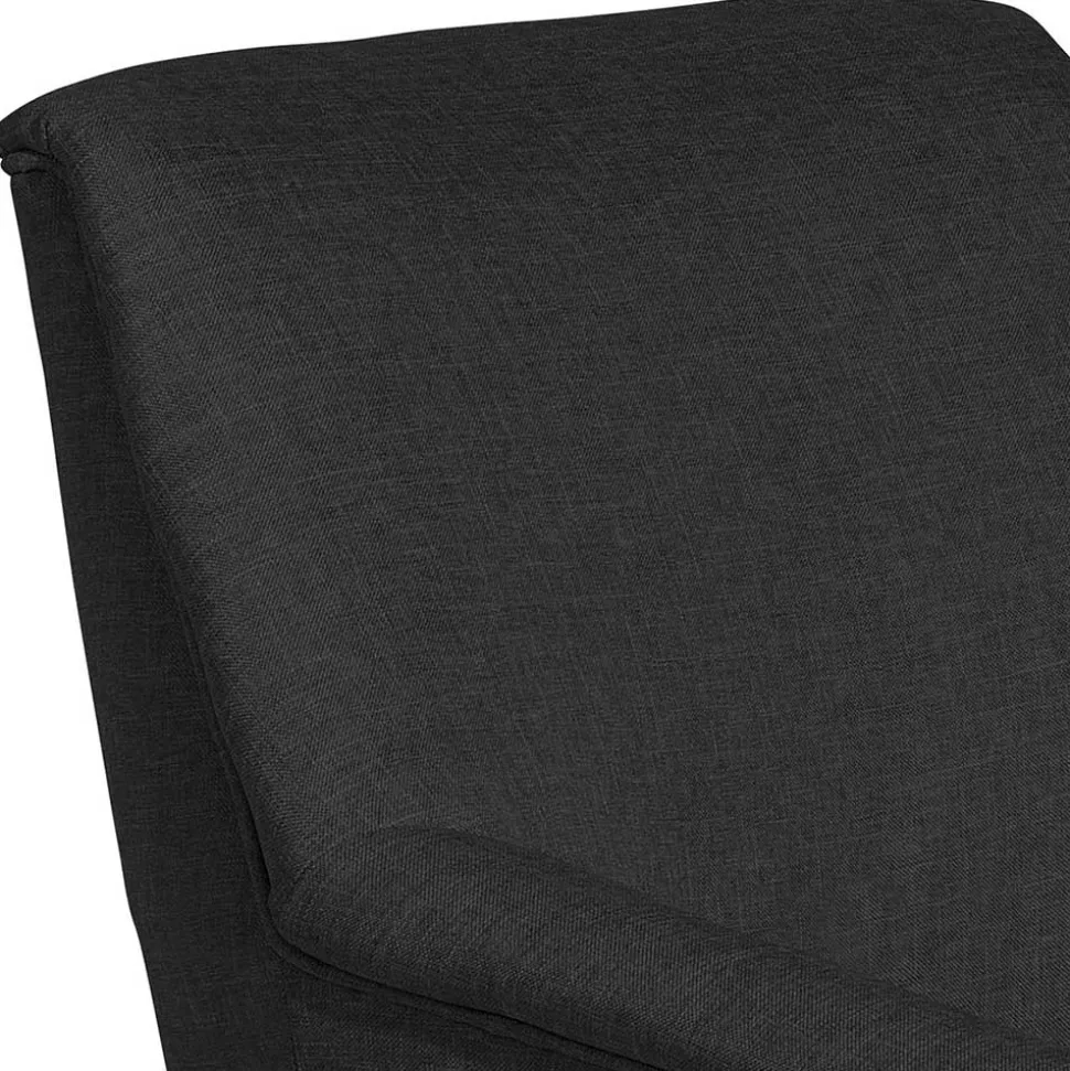 Schwarzer Polstersessel aus Webstoff - Chiosma