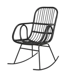 Schwarzer Schaukelstuhl modern - Italiano