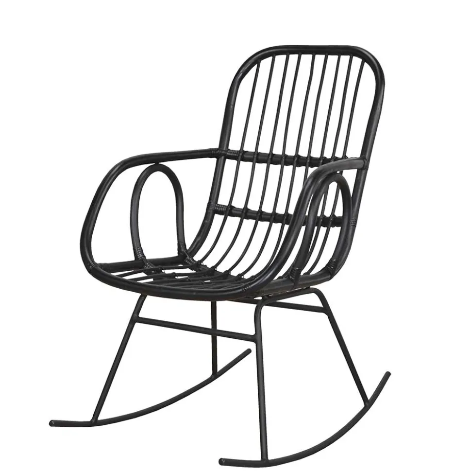 Schwarzer Schaukelstuhl modern - Italiano