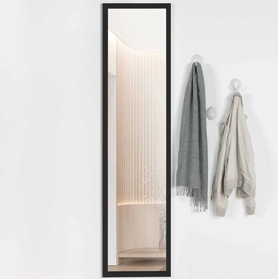 Schwarzer Spiegel 46x185x3 cm - Simpra