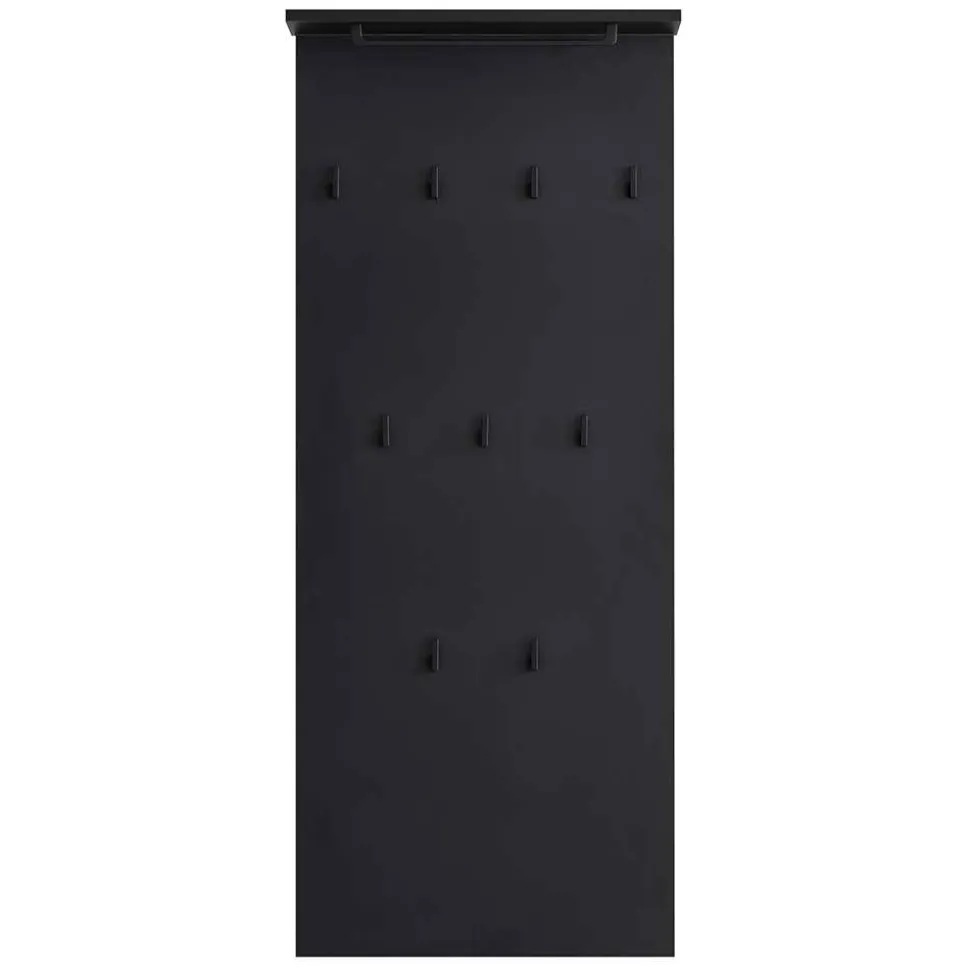 Schwarzes Flurmöbel Set - Anderian (vierteilig)