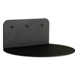 Schwarzes Hängeboard in halbrunder Form - Feliana