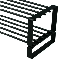 Schwarzes Schuh-Regal aus Stahl - Satroni