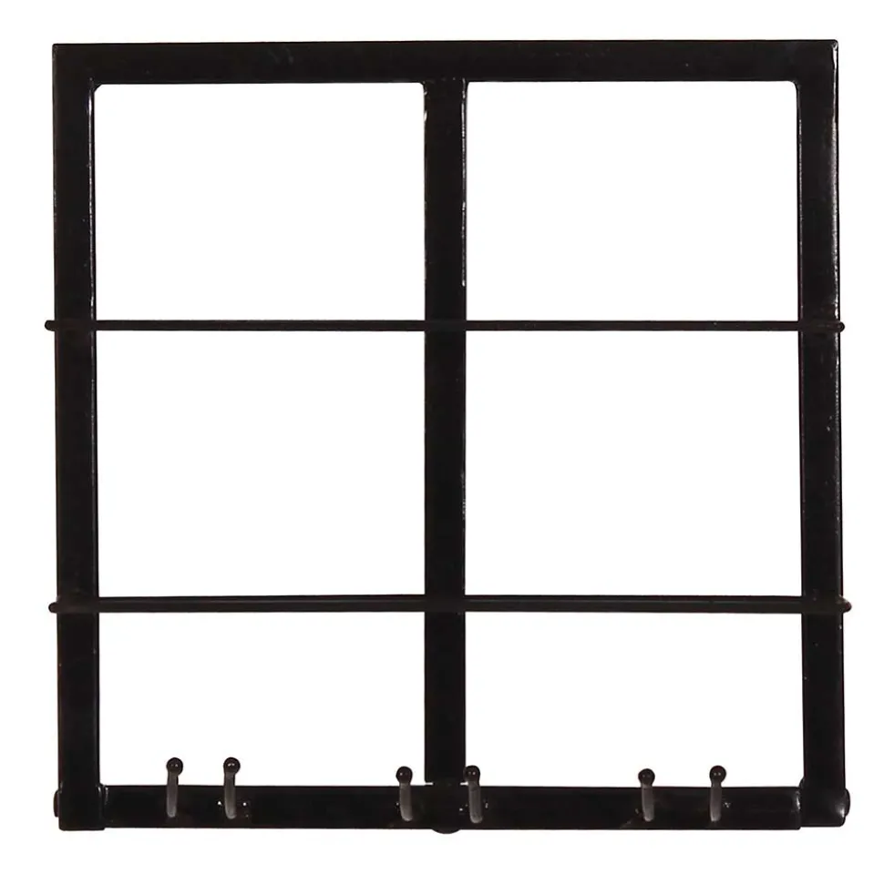 Schwarzes Wandregal für Weinflaschen - Charlots