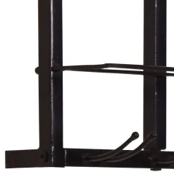 Schwarzes Wandregal für Weinflaschen - Charlots