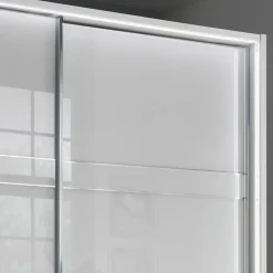 Schwebetüren Kleiderschrank mit Glas Front - Ekino