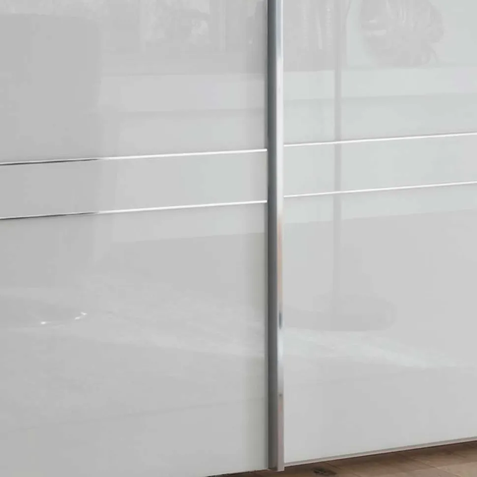 Schwebetüren Kleiderschrank mit Glas Front - Ekino