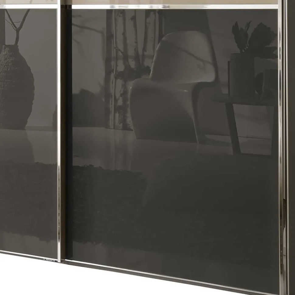 Schwebetüren Schlafzimmerschrank 300 cm breit - Tinaron