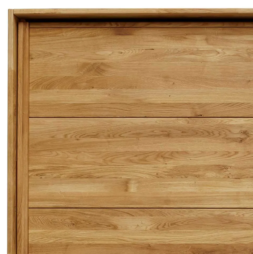 Schwebetürenschrank aus Wildeiche mit Spiegel - Divnoi