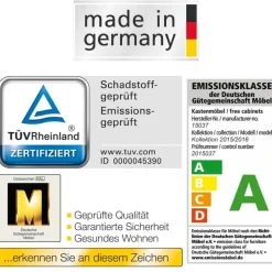 Schwebetürenschrank Bordeaux aus Erle