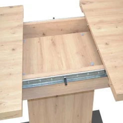 Schwingstühle & Säulentisch ausziehbar - Leggera (fünfteilig)