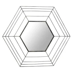 Sechseckiger Spiegel im Spinnweben Design - Vivenda