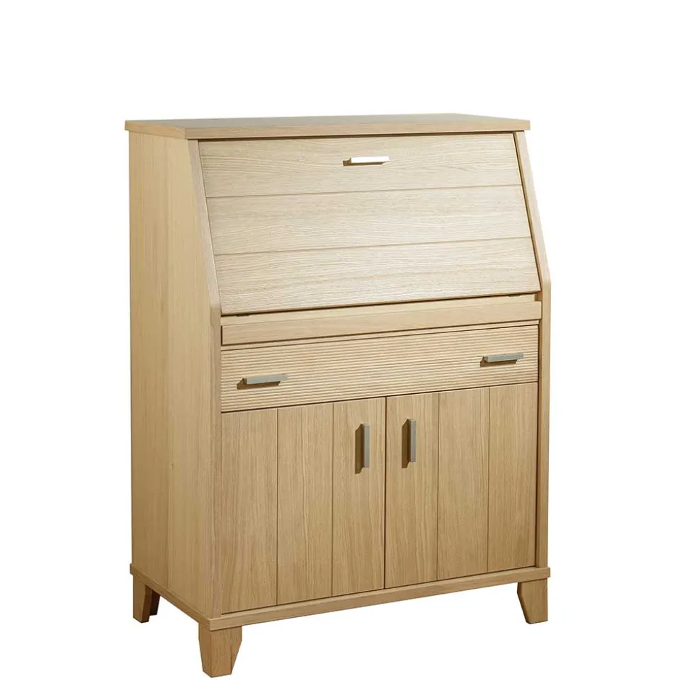 Sekretär Schreibtisch Schrank in Eiche - Ryan
