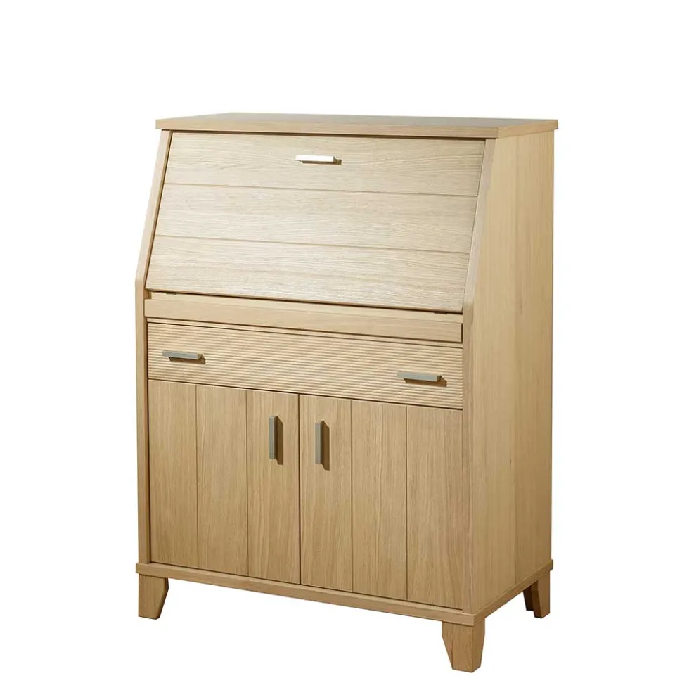 Sekretär Schreibtisch Schrank in Eiche - Ryan