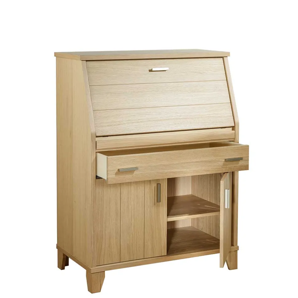 Sekretär Schreibtisch Schrank in Eiche - Ryan
