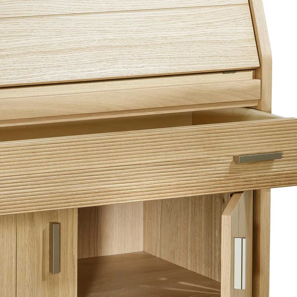 Sekretär Schreibtisch Schrank in Eiche - Ryan