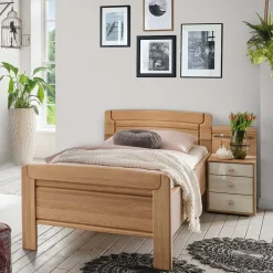 Seniorenbett mit Nachtkommode - Emdsiva (zweiteilig)