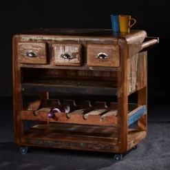 Servierwagen Clarendon in Shabby Chic Design