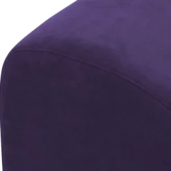 Sessel aus Velours in Violett - Cregorian