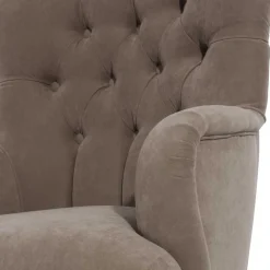 Sessel in Beigegrau und Buche - Celavio