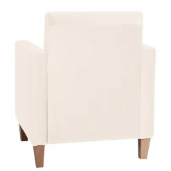 Sessel in Cremeweiß Samtvelours - Roger