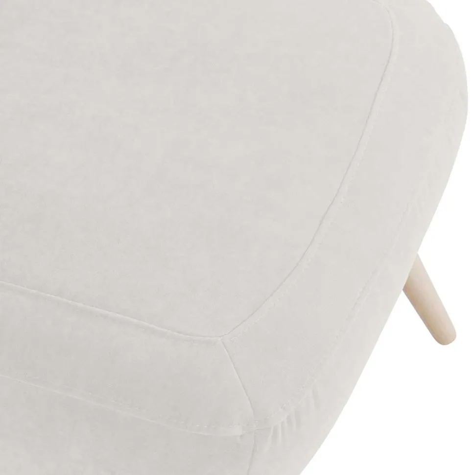 Sessel in Cremeweiß und Buche - Liane