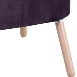 Sessel in Dunkellila und Buche Natur - Zunil