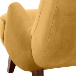 Sessel in Gelb und Nussbaum Braun - Nikaragva