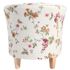 Sessel mit Stoffbezug mit Blumen Dessin - Barbadus