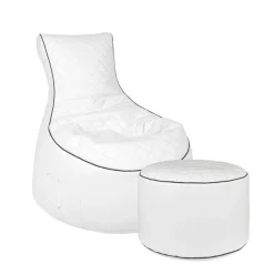 Sessel Sitzsack Mars in Weiß