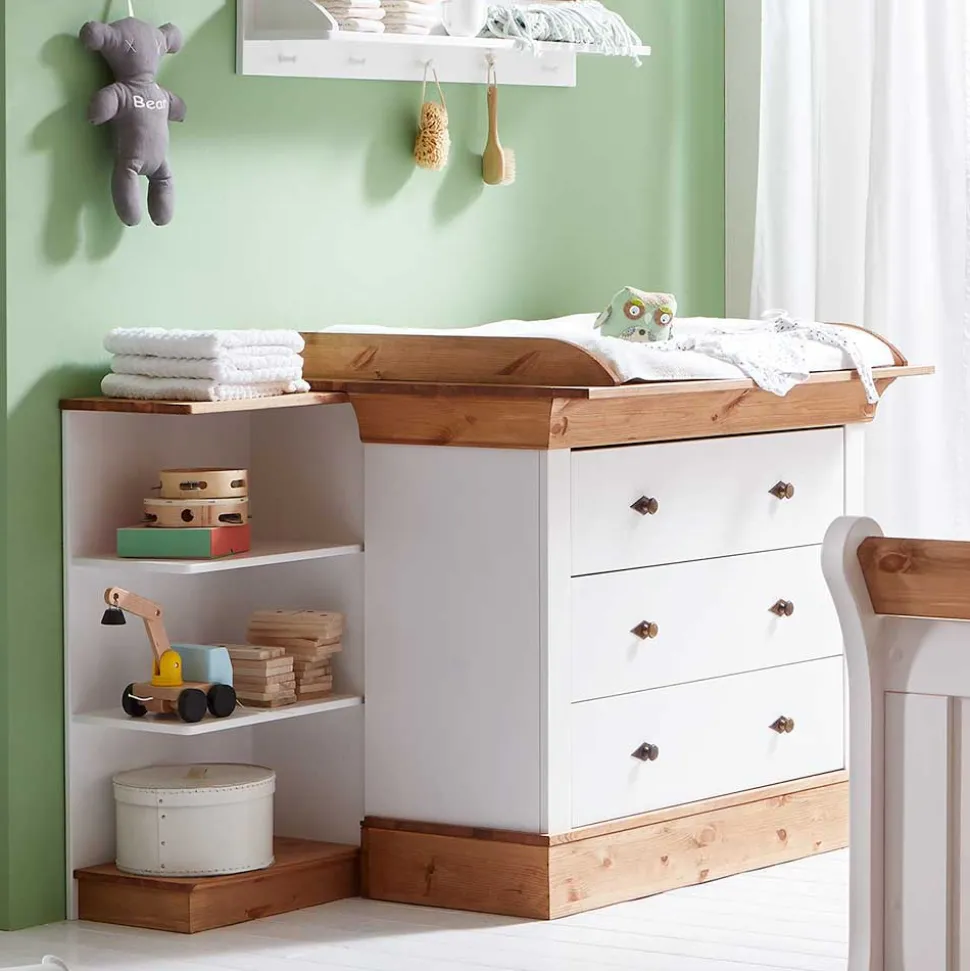 Set Babybett & Wickelkommode - Sibiuta I (dreiteilig)