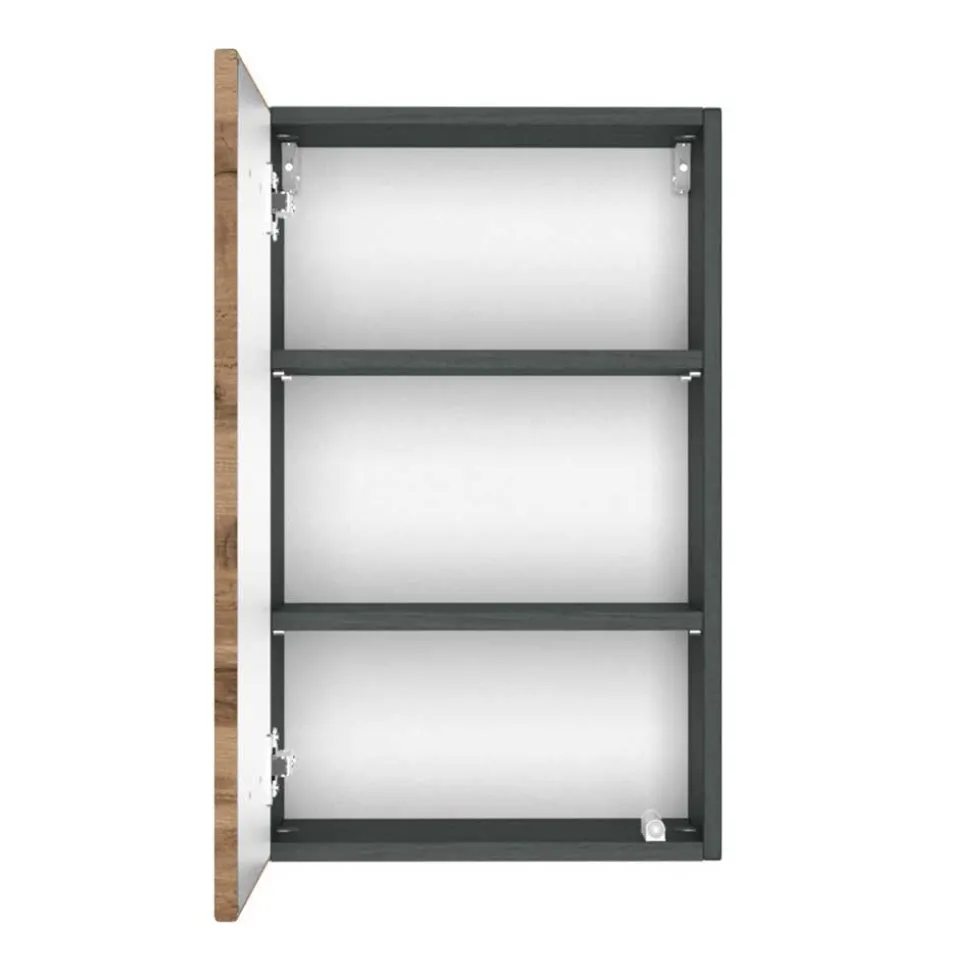 Set Badausstattung mit Doppelwaschtisch - Endely (fünfteilig)